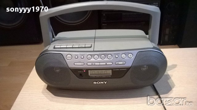 Sony cfd-s05 cd/tuner/cassette/aux-внос швеицария, снимка 7 - Радиокасетофони, транзистори - 15264351