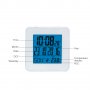 LCD часовник с аларма и термометър RS3028C5-WH, снимка 3