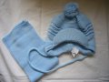НОВО - шапка с  шал  2-5годинки, снимка 1 - Шапки, шалове и ръкавици - 11974723