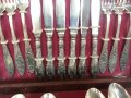 Сервиз посребрени прибори в куфарче, снимка 4
