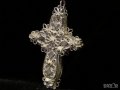 Филигранен двустранен кръст, снимка 3