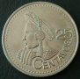 25 центаво 2000, Гватемала