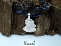 продаден! сребърен медальон Богородица с Младенеца, снимка 1 - Колиета, медальони, синджири - 24289120
