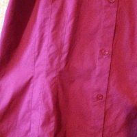 Дам.риза-"ESPRIT"-/памук+полиамид+ликра/-бордо. Закупена от Германия., снимка 4 - Ризи - 22002771