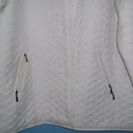 Капитонирано бяло яке / манто / преходно палто с вата - голям размер, снимка 7 - Палта, манта - 16165439
