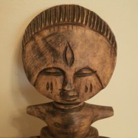  Голяма автентична Ашанти фигура от Гана, снимка 12 - Колекции - 20689292