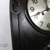 Дървен стенен часовник немски ленцкирх, снимка 6 - Стенни часовници - 23091770