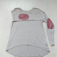 Сива блуза, снимка 5 - Блузи с дълъг ръкав и пуловери - 13719302