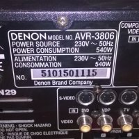 denon avr-3806 receiver 540w-made in japan-внос англия, снимка 11 - Ресийвъри, усилватели, смесителни пултове - 22820340