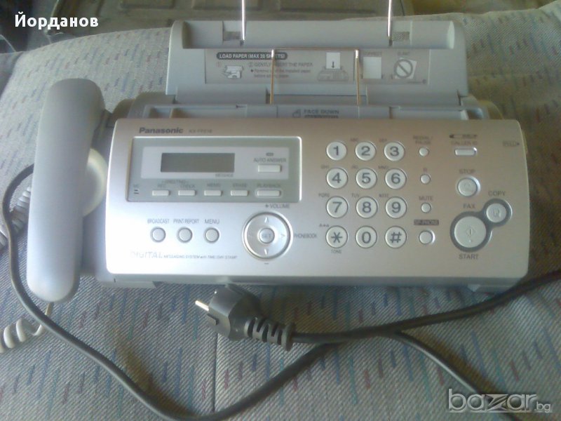 Телефон/Факс Панасоник-модел KX-FP218FX, снимка 1
