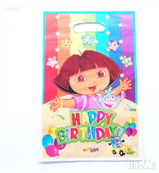 Дора и Ботичко 10 бр торбички за сладки подарък рожден ден парти, снимка 1