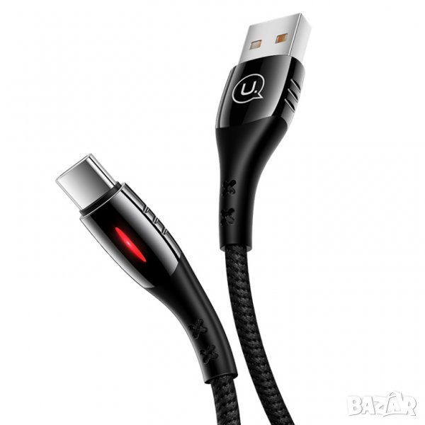 Интелигентен USB кабел - USAMS U-Tone US-SJ305 Type-C, снимка 1