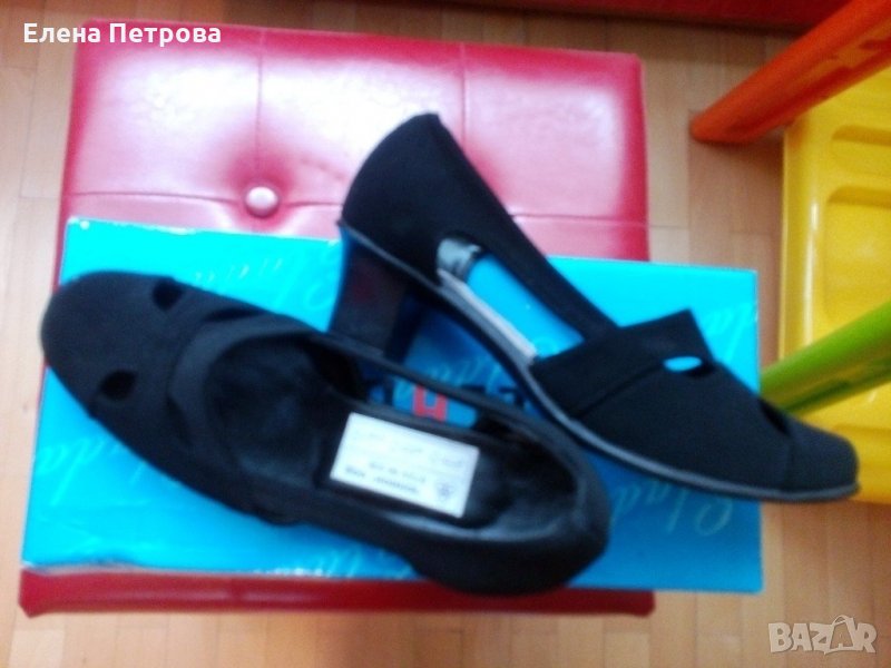 Официални дамски велурени обувки 36 номер, снимка 1