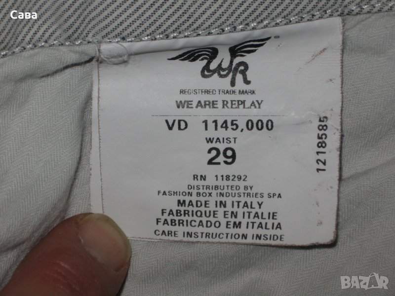 Дънки REPLAY   мъжки,размер30, снимка 1