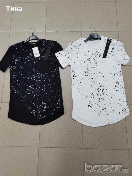 Модерна тениска с цип, снимка 1