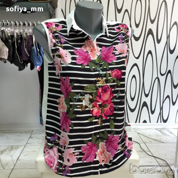 Дамска  Риза на цветя, снимка 1