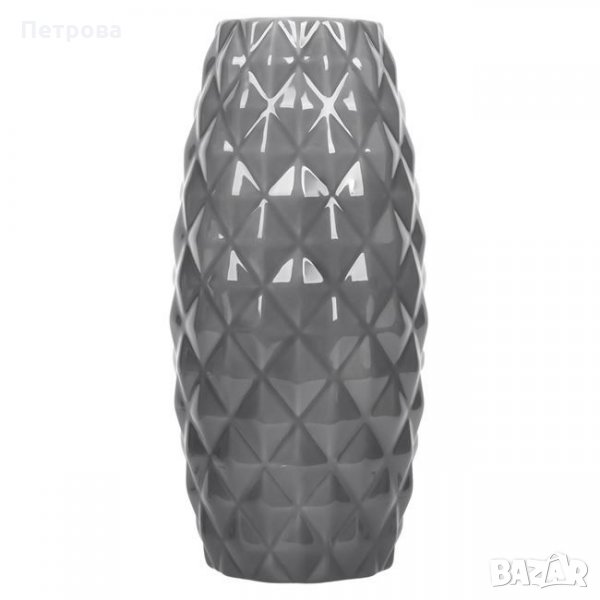 Керамична ваза-8х20 см., снимка 1