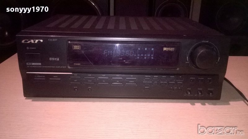 Cat-receiver 6 chanel-изход и за събуфер-внос швеицария, снимка 1