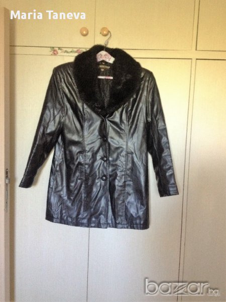 Дамска шуба /тренчкот/ от изкуствена кожа, снимка 1