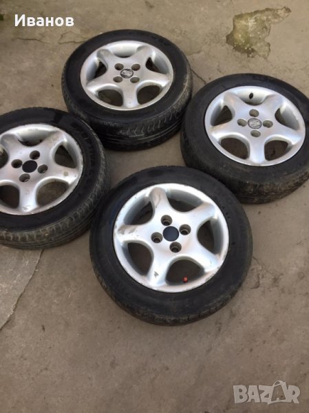 Лети джанти Алуминиеви 14 цола 4х100 мм Голф,Опел, снимка 1