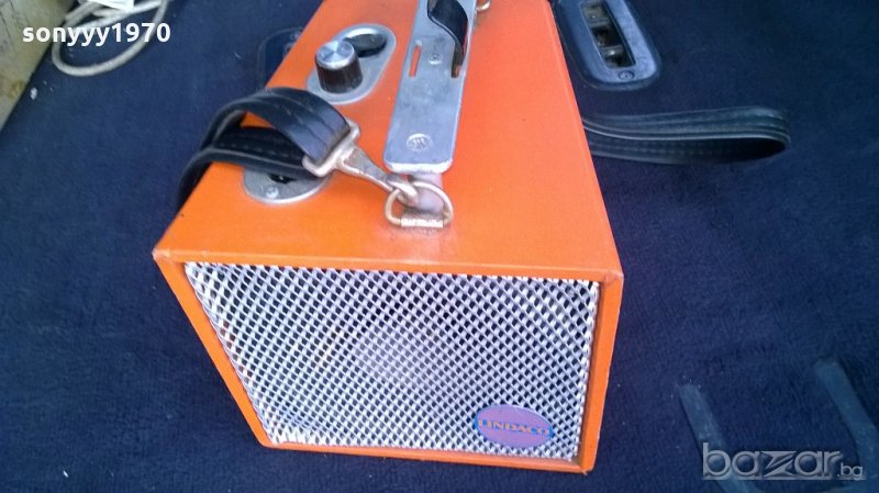 SWISS-преносимо кубе с усилвател и колона-внос швеицария, снимка 1