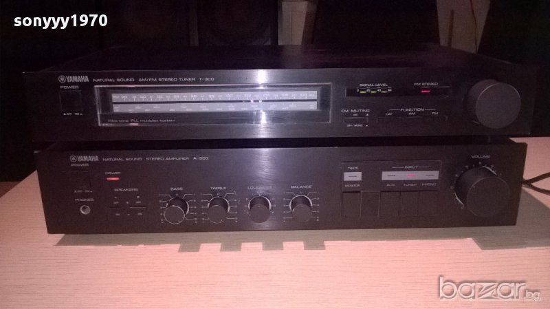 yamaha a-300+yamaha t-300-japan-внос швеицария, снимка 1