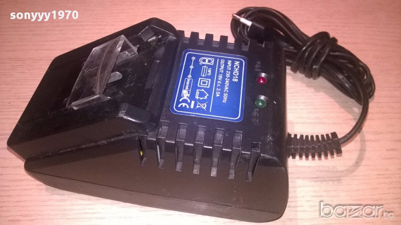 Intertek hchd18 18v/2amp. charger-внос швеицария, снимка 1