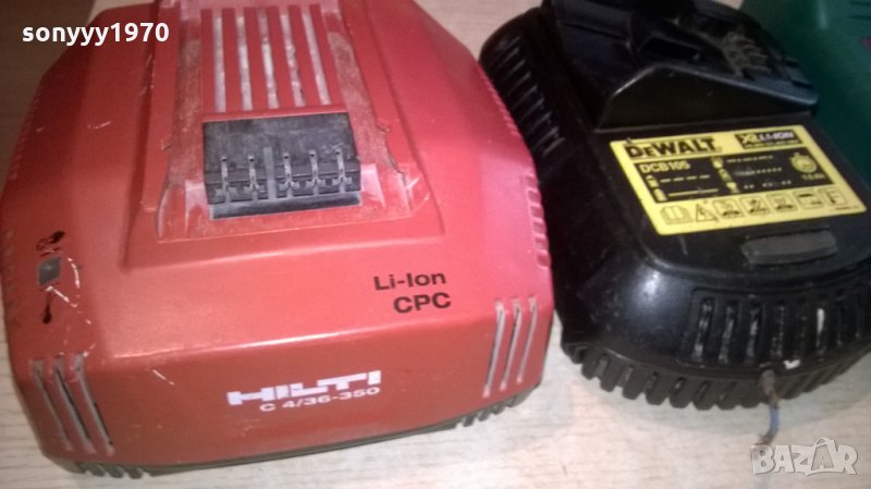 hilti dewalt makita dewalt-battery charger-внос швеция, снимка 1