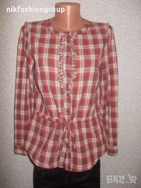 Карирана риза в червено М размер, снимка 1