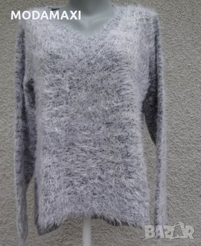 3XL Нов  пухкав пуловер Janina , снимка 1 - Блузи с дълъг ръкав и пуловери - 24150920