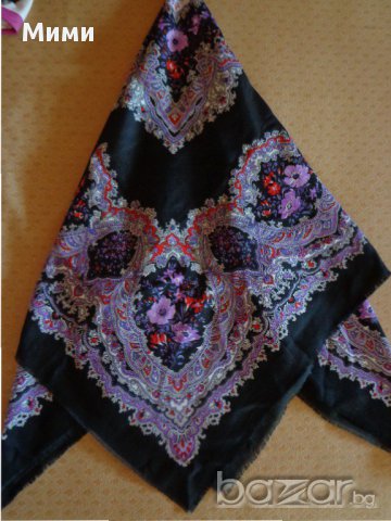 Голям шал с хубав орнамент , снимка 1