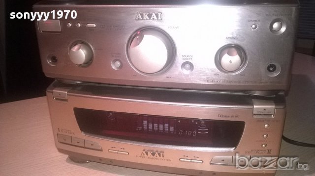 akai-amplifier+cd3disc+tuner+deck2-внос швеицария, снимка 7 - Ресийвъри, усилватели, смесителни пултове - 12735831