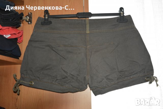 Маслено зелени къси панталони , снимка 2 - Къси панталони и бермуди - 24131009