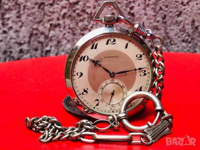 Longines Art Deco джобен часовник-перфектен!, снимка 4 - Джобни - 25060962
