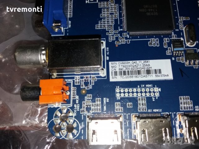 Основна платка - MAIN BOARD CV9203H-Q42, снимка 4 - Части и Платки - 24558048