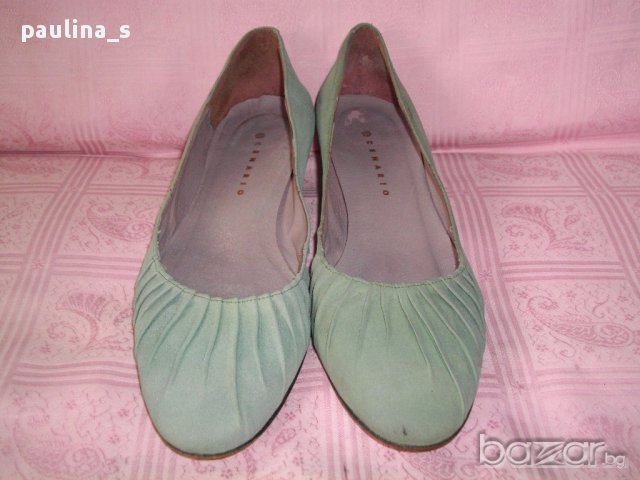 Естествен велур / Дизайнерски обувки "Ensemble Scenario"genuine velvet / естествена кожа - велур, снимка 6 - Дамски ежедневни обувки - 14223955