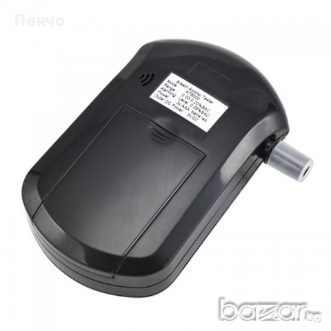 Цифров LCD дрегер за алкохол тестер анализатор детектор за полиция, снимка 4 - Друга електроника - 20523188