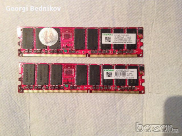 Памет KINGMAX 512MB DDR-400 IC 32Mbx8, снимка 1 - RAM памет - 12373274