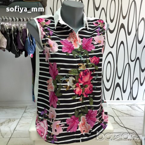 Дамска  Риза на цветя, снимка 1