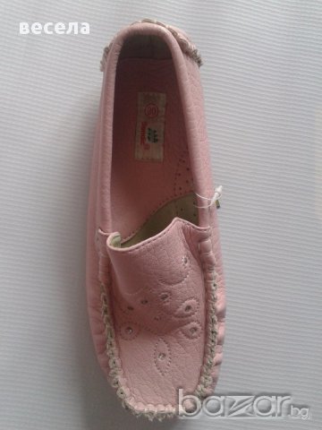 Детски мокасини за момиче от еко кожа, в розово, анатомично стъпало, снимка 5 - Детски обувки - 10185084