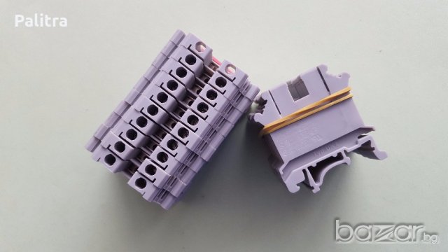 Eлектротехнически клеми за DIN шина, снимка 5 - Други машини и части - 18216401