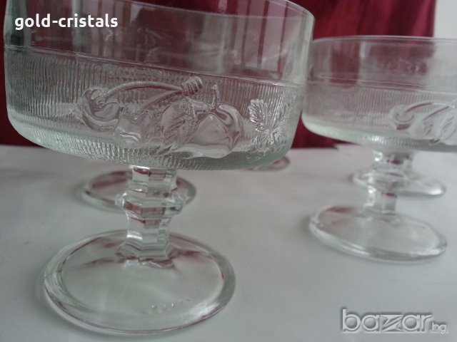 кристални чаши купички , снимка 9 - Антикварни и старинни предмети - 20389731