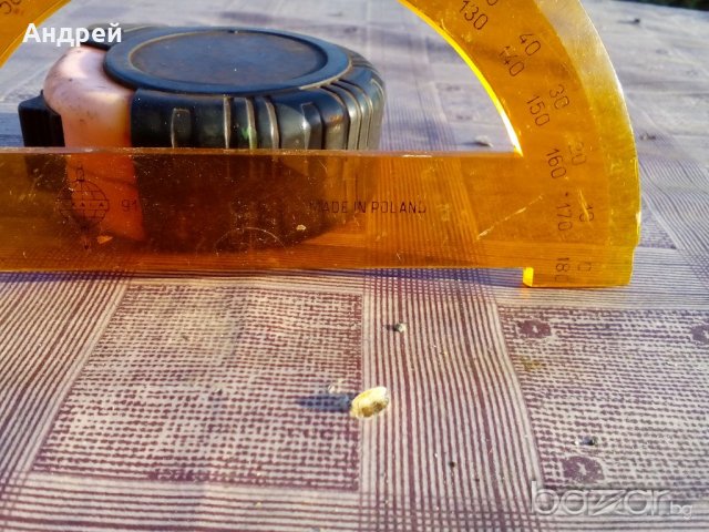 Транспортир, снимка 3 - Антикварни и старинни предмети - 19486937