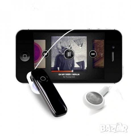 Блутут Хендсфри за разговори/музика - Bluetooth Wireless Handsfree, снимка 2 - Слушалки, hands-free - 23682188