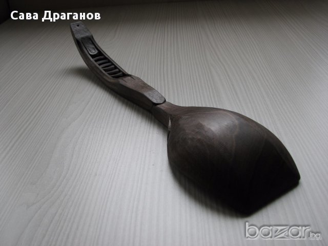дървена лъжица, снимка 5 - Прибори за хранене, готвене и сервиране - 17012702