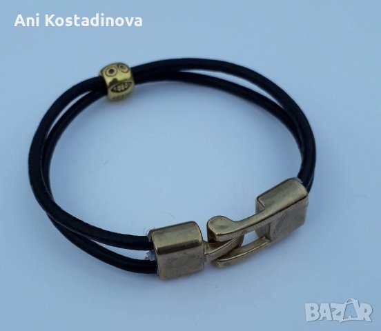 Мъжка гривна от естествен хематит, снимка 9 - Гривни - 23266779