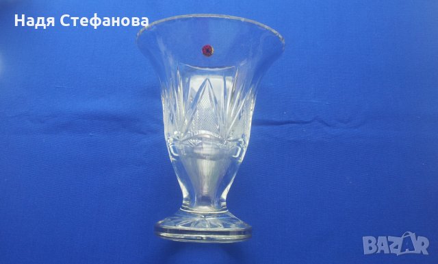 Кристална ваза, снимка 6 - Вази - 25562974