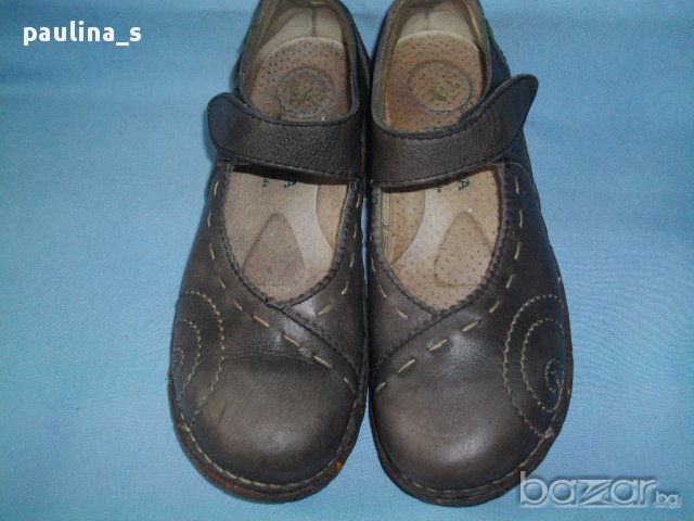 Естествена кожа / Elnaturalista / Ортопедични обувки с лята силиконова подметка / естествен набук, снимка 4 - Други - 14388068