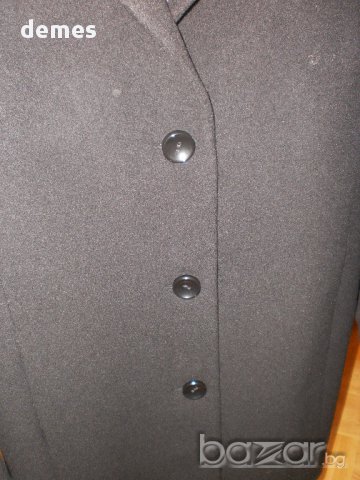 Класическо дамско черно палто ADAGIO, ново, размер ЕU 40 , снимка 5 - Палта, манта - 16477359