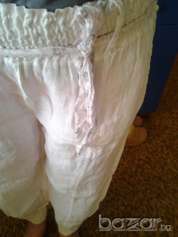 бели нови шалварки, снимка 4 - Панталони - 7370948
